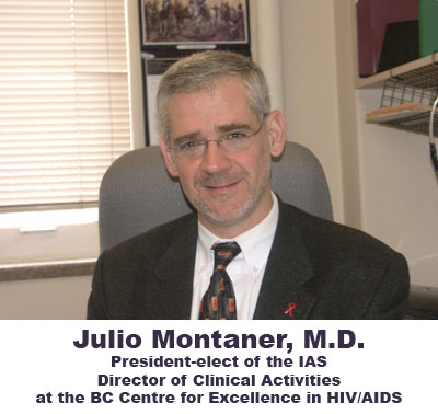 Dr. Montaner is appointed President of the International AIDS Society